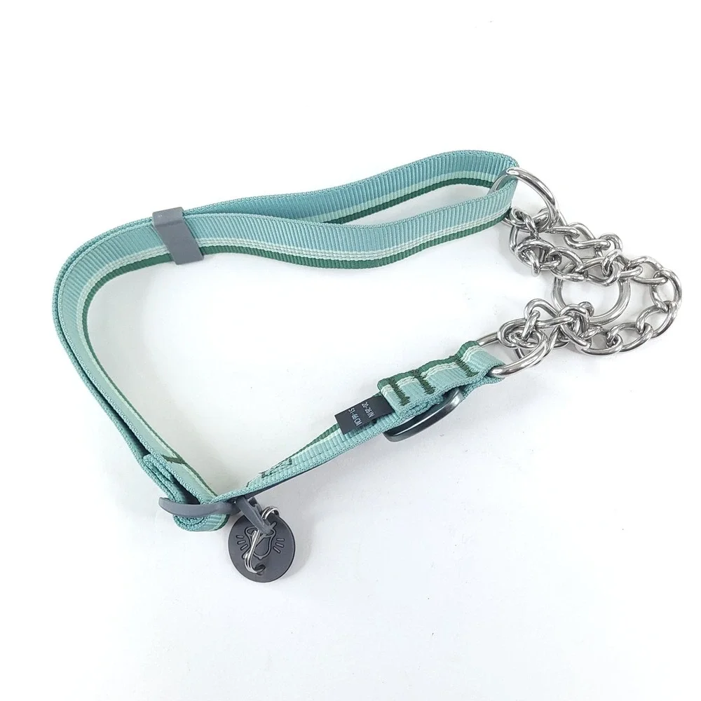 NWoT Ruffwear Chain Reaction Dog Collar Teal and Green 20-26 Inch
